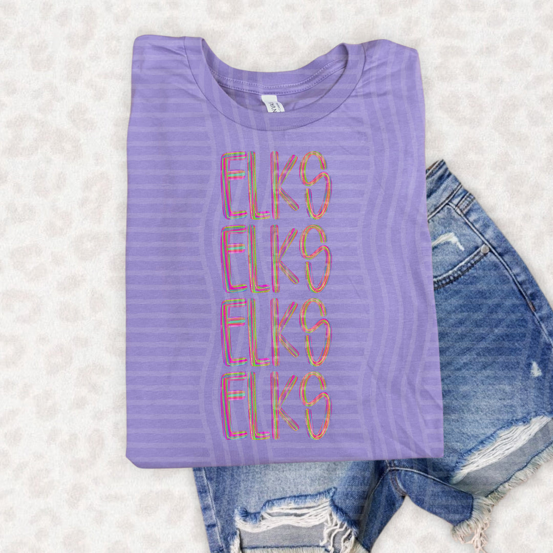 Brushstroke Quad DTF Print