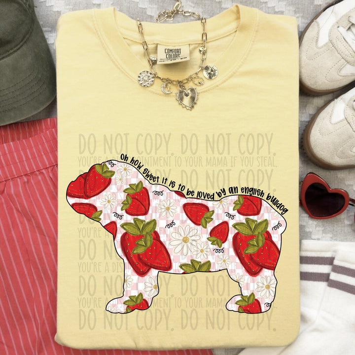 How Sweet Dog DTF Print