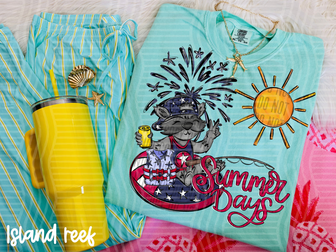 Summer Days 4th DTF Print