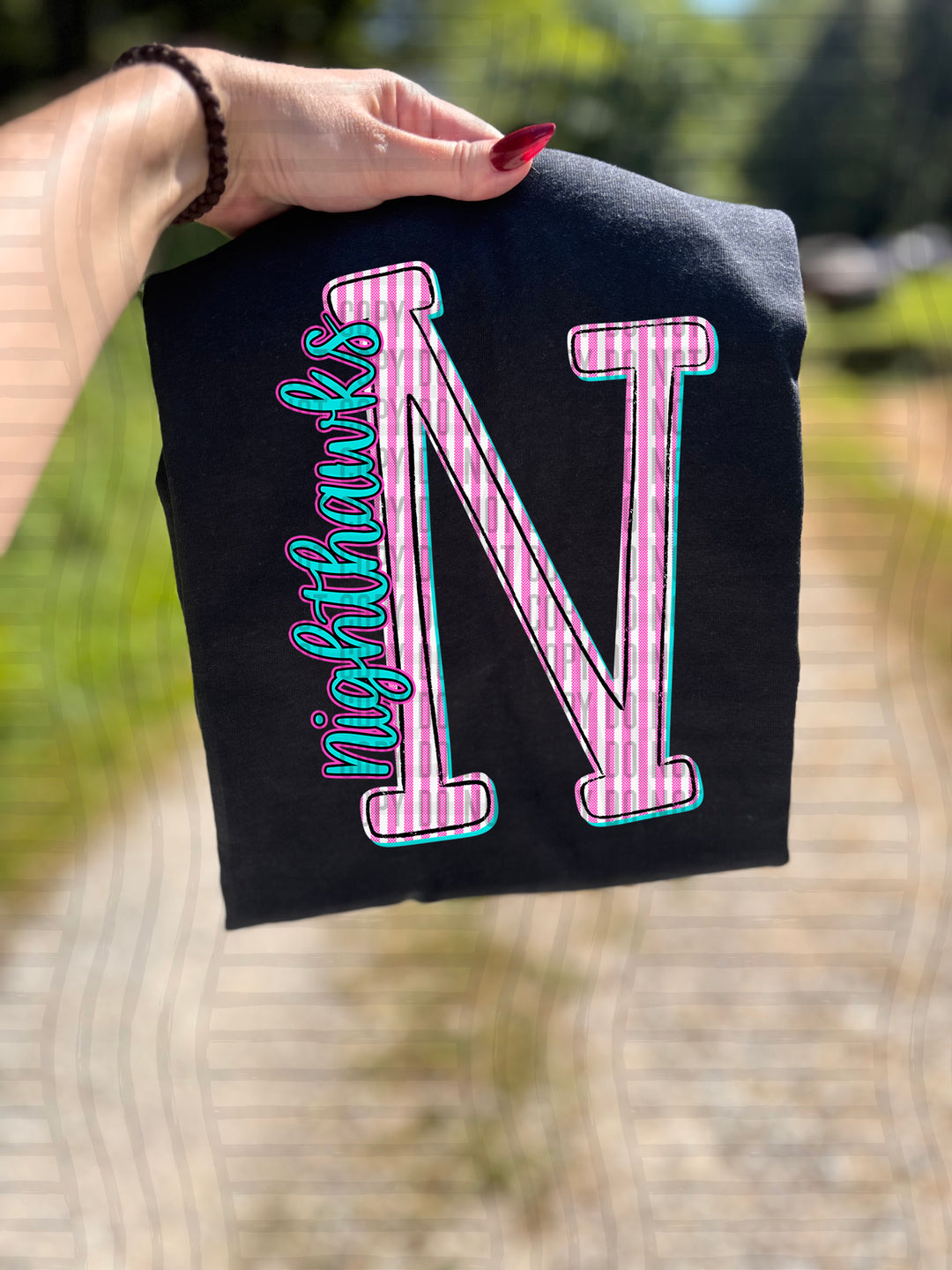 Mixy Pink Seersucker DTF Print