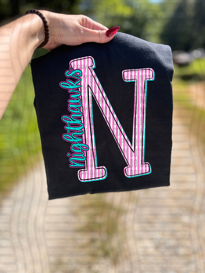 Mixy Pink Seersucker DTF Print