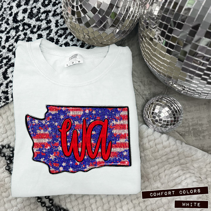 RWB States DTF Print