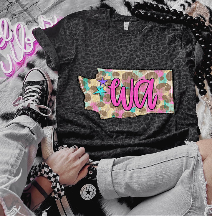Preppy Bright States DTF Print