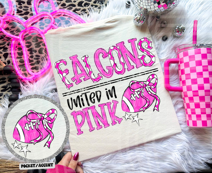 United In Pink Mascots DTF Print