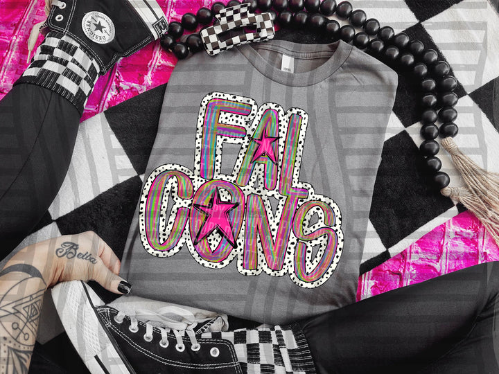 Brushstroke Dots DTF Print