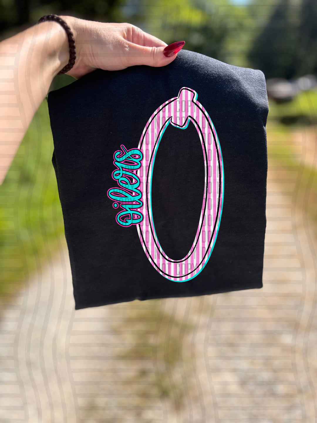 Mixy Pink Seersucker DTF Print