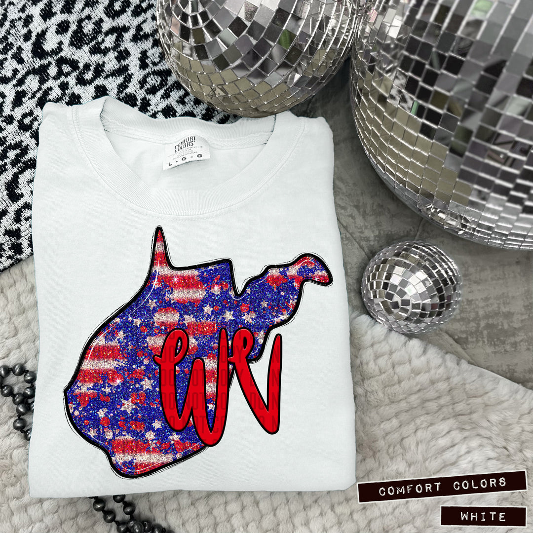RWB States DTF Print