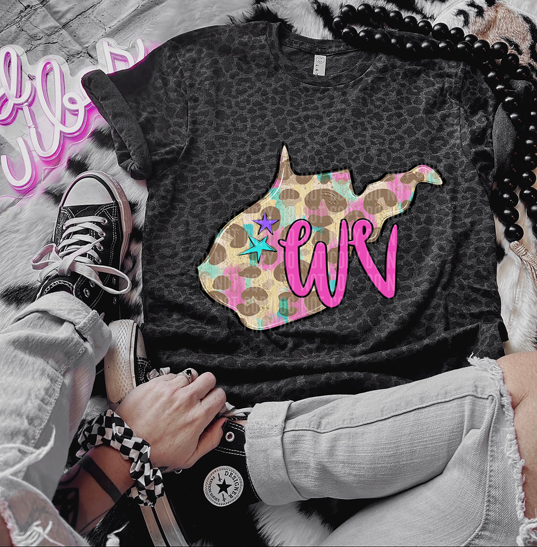 Preppy Bright States DTF Print