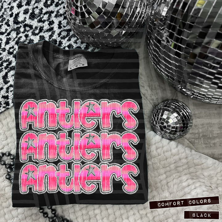 Pink Triple Stacked DTF Print