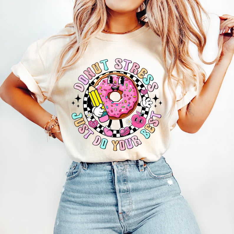 Donut Stress On The Test DTF Print