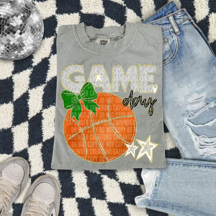 Game Day Basketball DTF Print