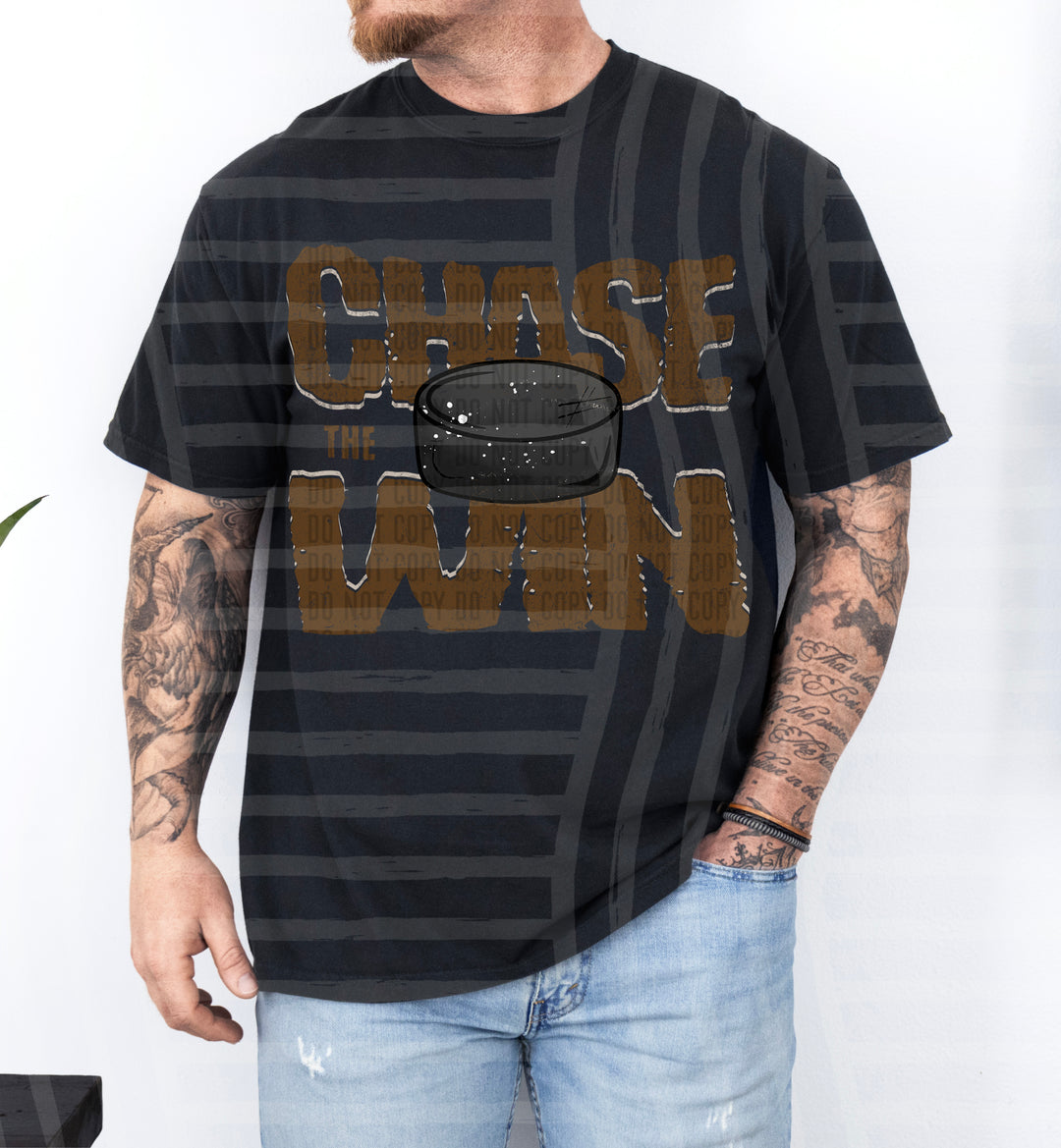 Chase The Win Hockey DTF Print