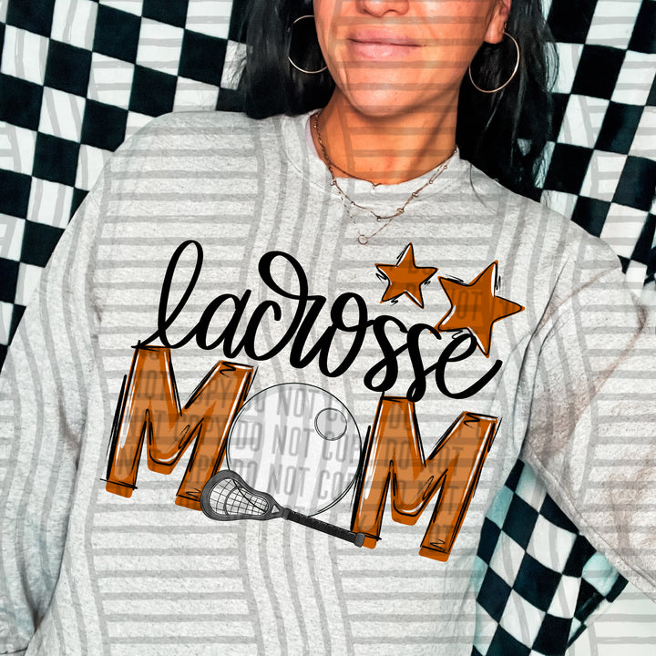 Sports Mom Lacrosse DTF Print