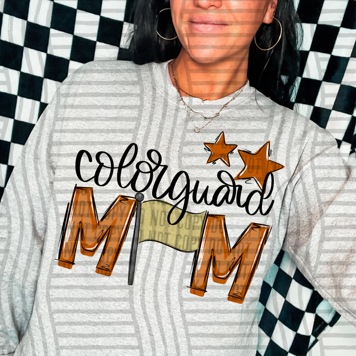 Sports Mom Colorguard DTF Print