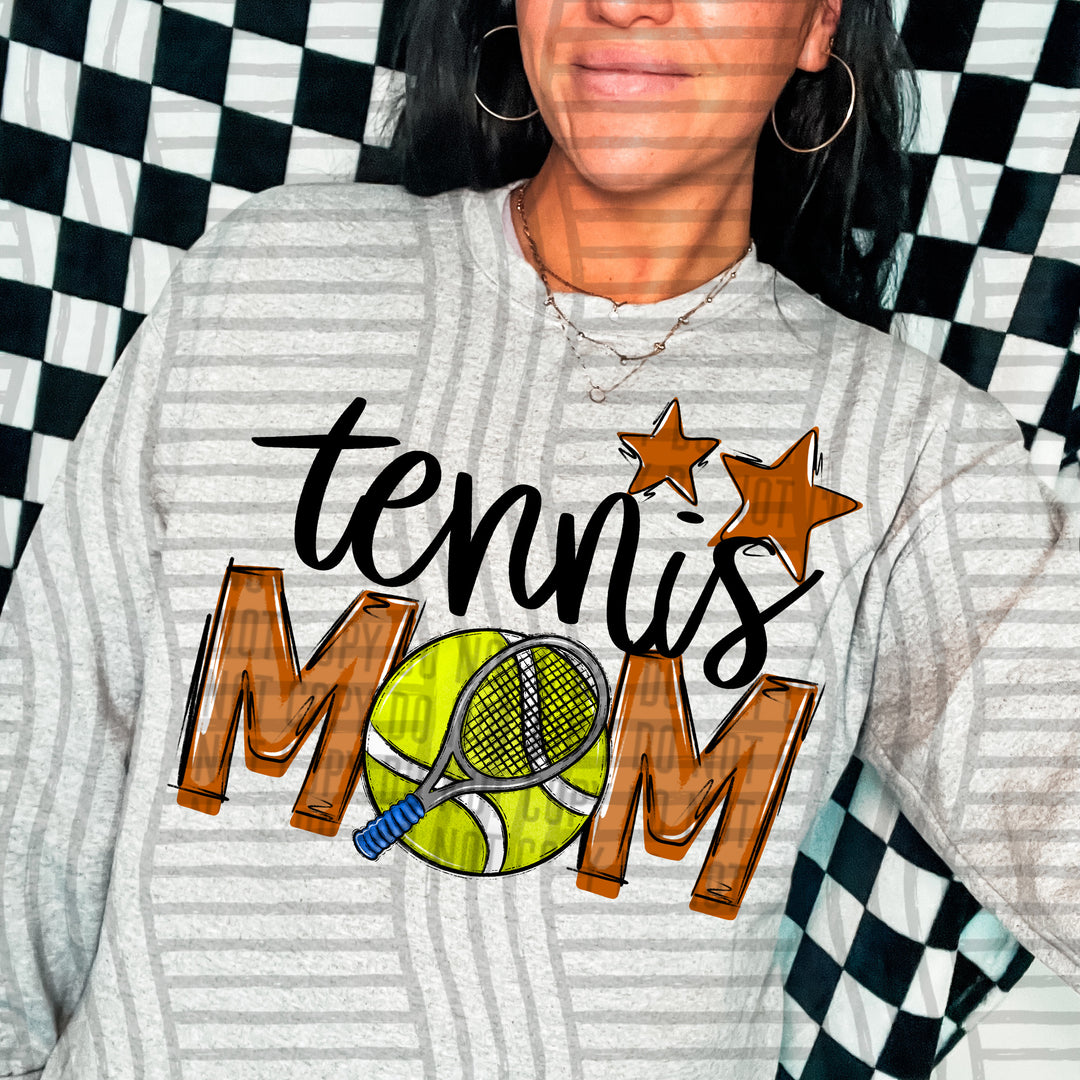 Sports Mom Tennis DTF Print