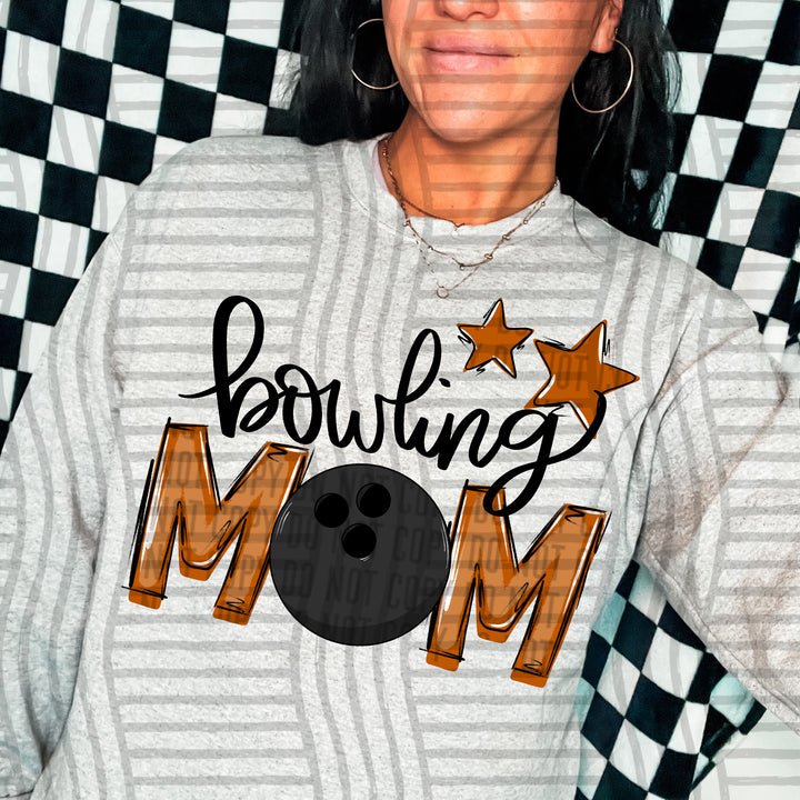 Sports Mom Bowling DTF Print