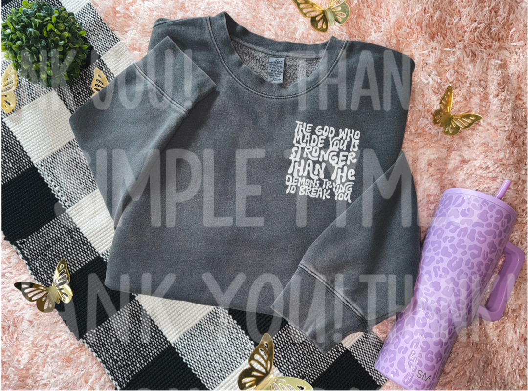 The God Who Made You DTF Print