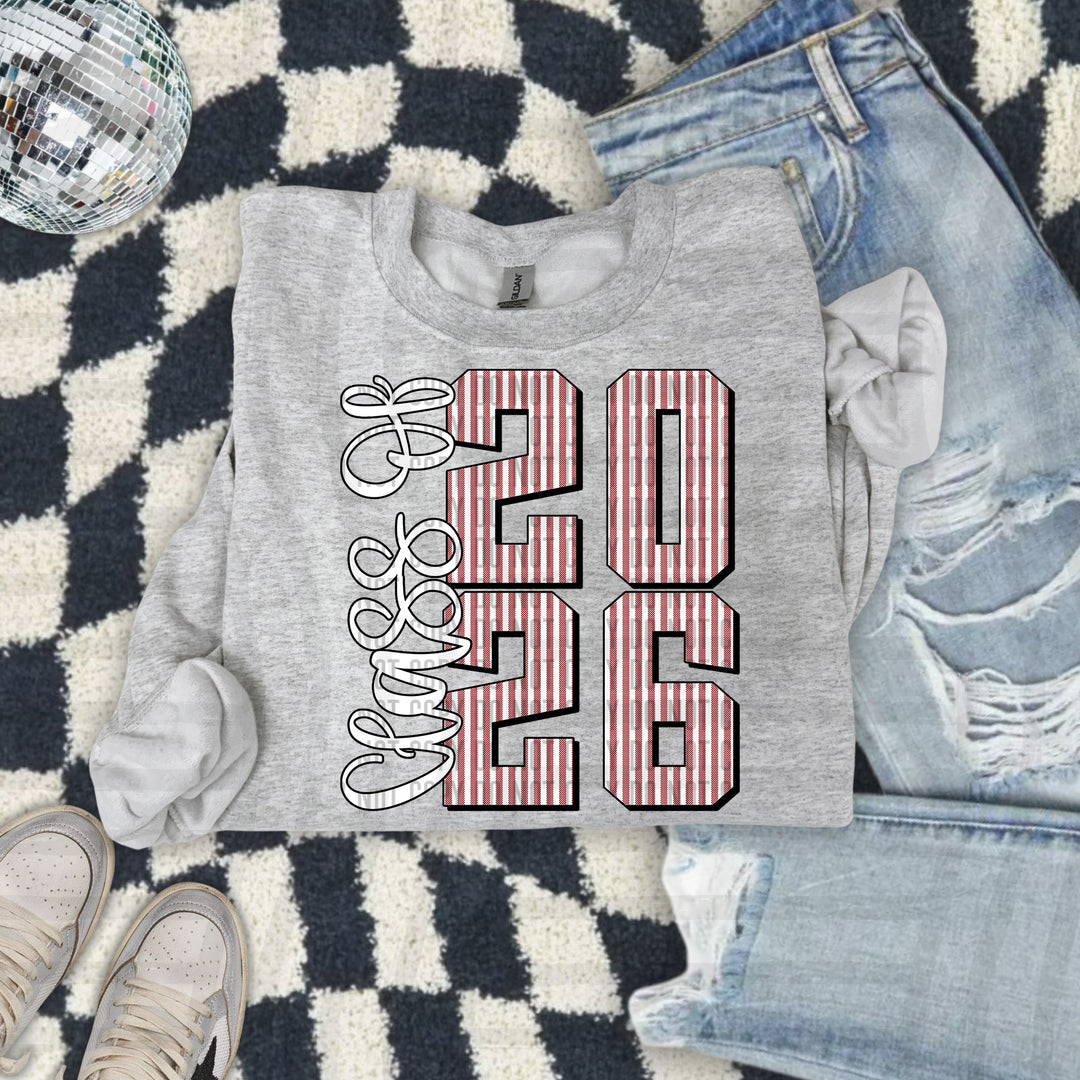 Class Of 2026 Seersucker DTF Print