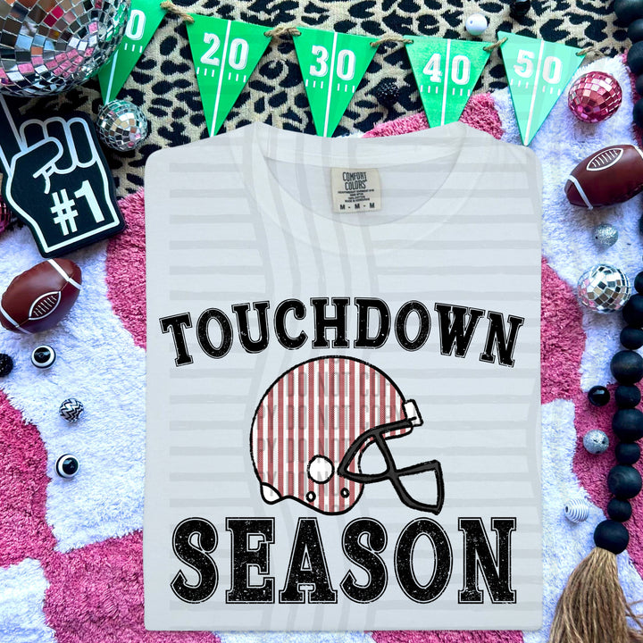 Touchdown Season Seersucker DTF Print