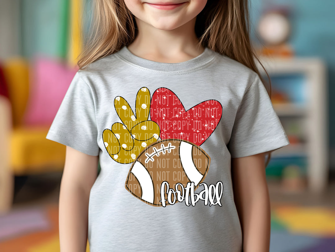 Peace Love DTF Print