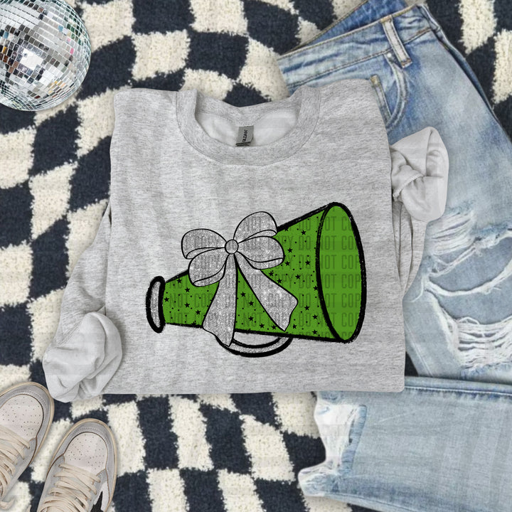 Megaphone Silver Accents DTF Print