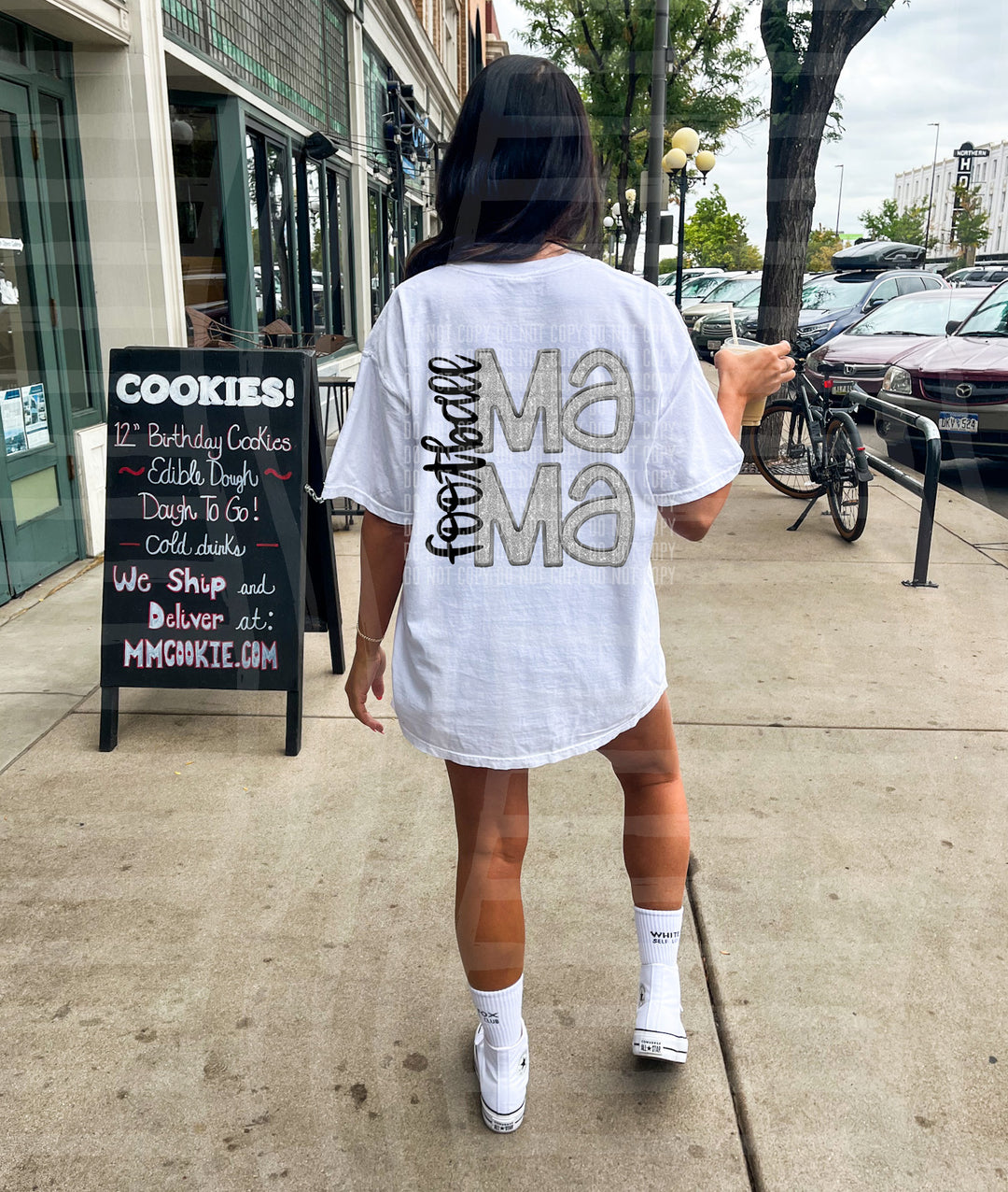 Sports Mama Football DTF Print