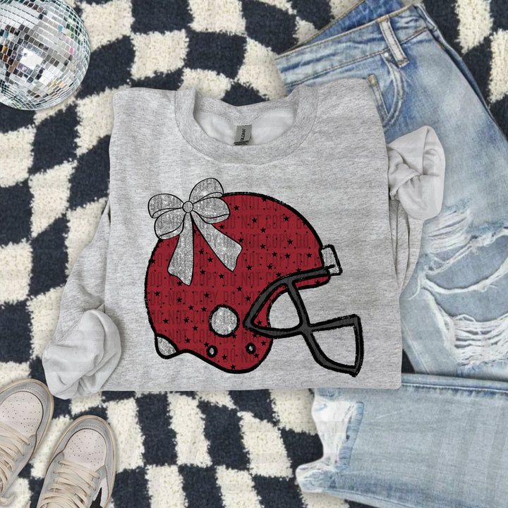 Helmet Silver Accents DTF Print