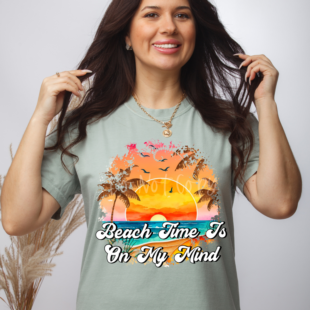 Beach Time DTF Print