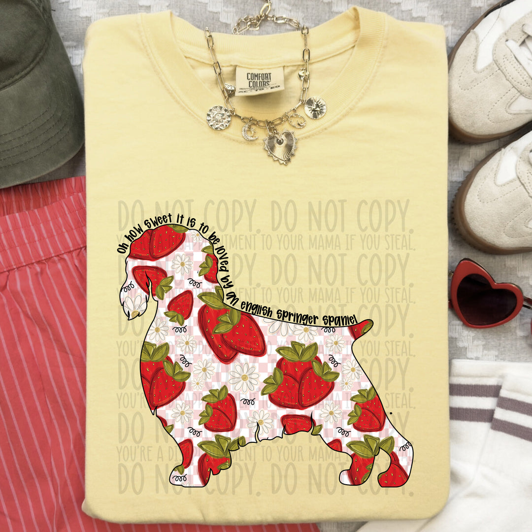 How Sweet Dog DTF Print