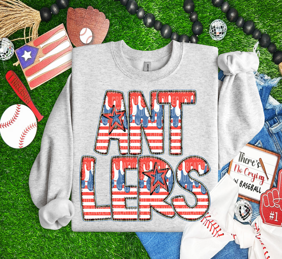 RWB Drip Mascots DTF Print