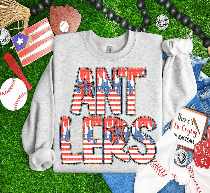 RWB Drip Mascots DTF Print