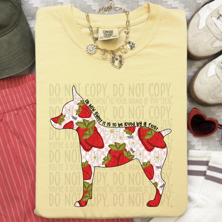 How Sweet Dog DTF Print