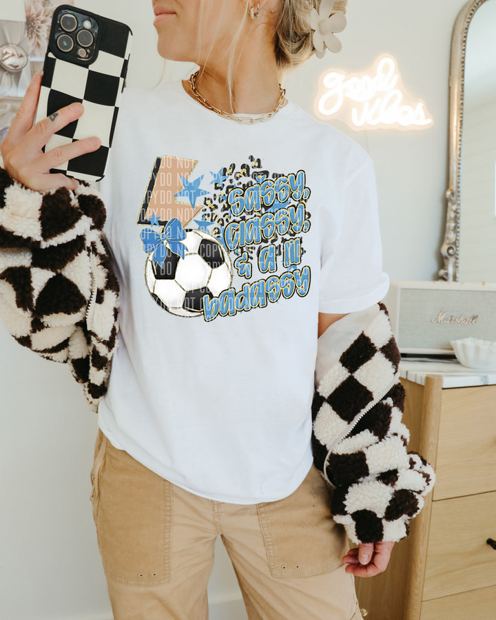 Sassy Classy Soccer DTF Print