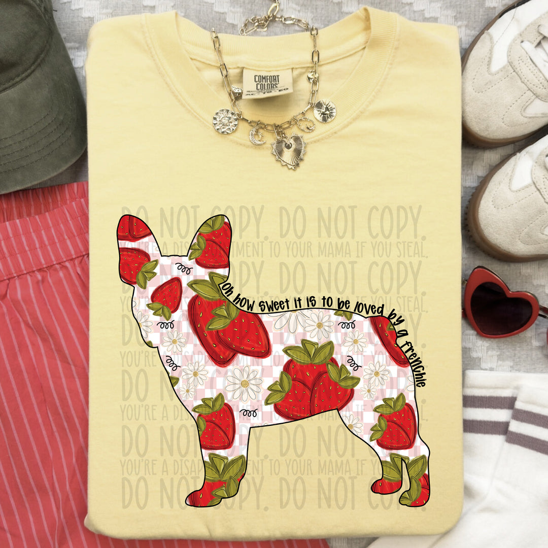 How Sweet Dog DTF Print