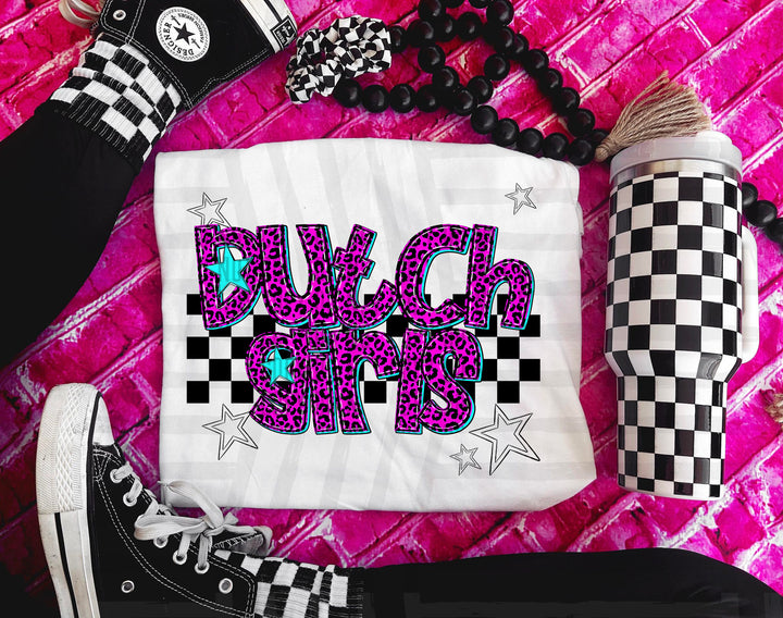 Pink Neon Leopard DTF Print