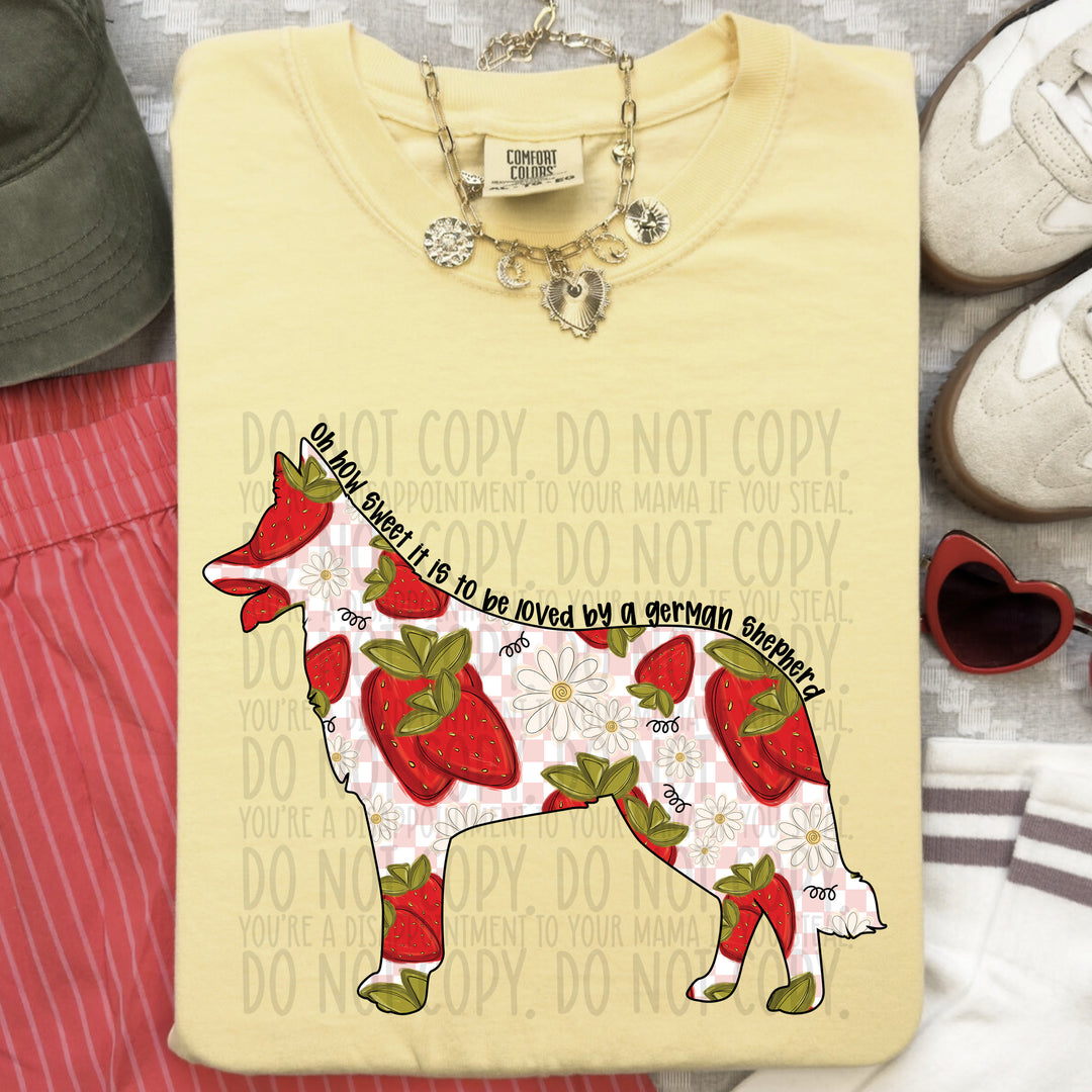 How Sweet Dog DTF Print