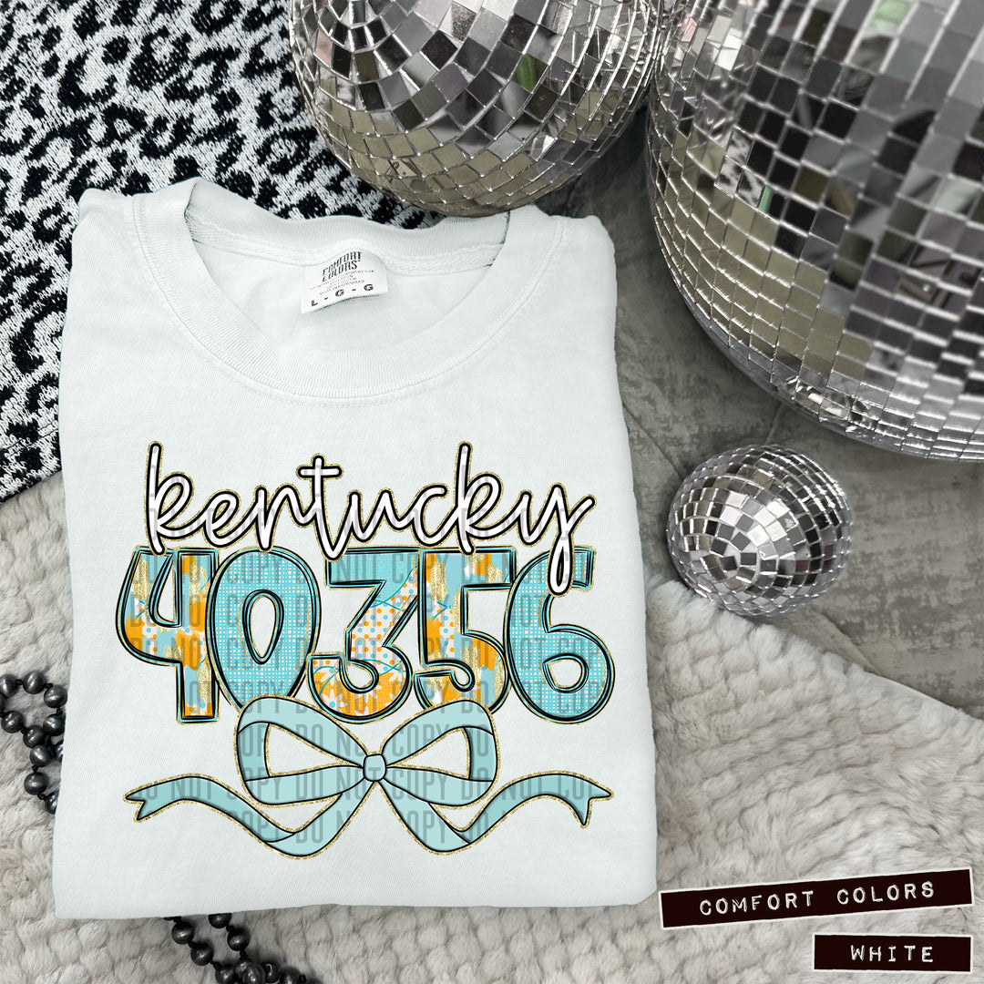 Dotted Daisy Zip Codes DTF Print