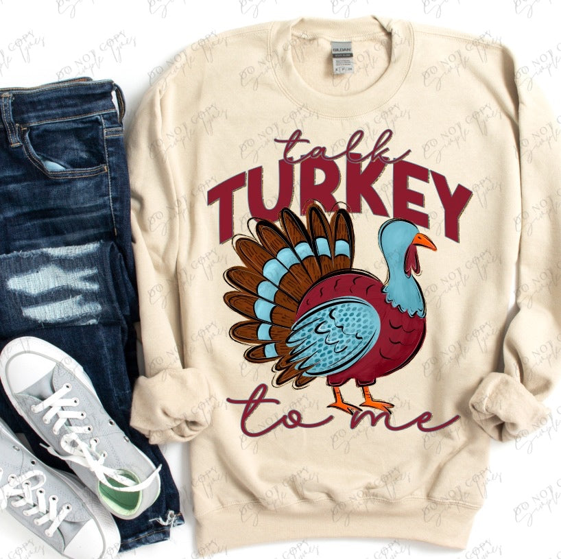 Talk Turkey To Me DTF Print