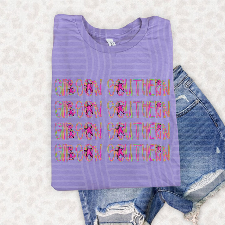 Brushstroke Quad DTF Print