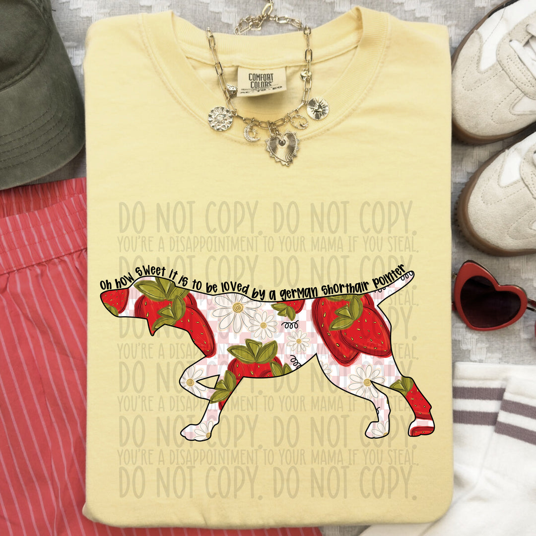 How Sweet Dog DTF Print