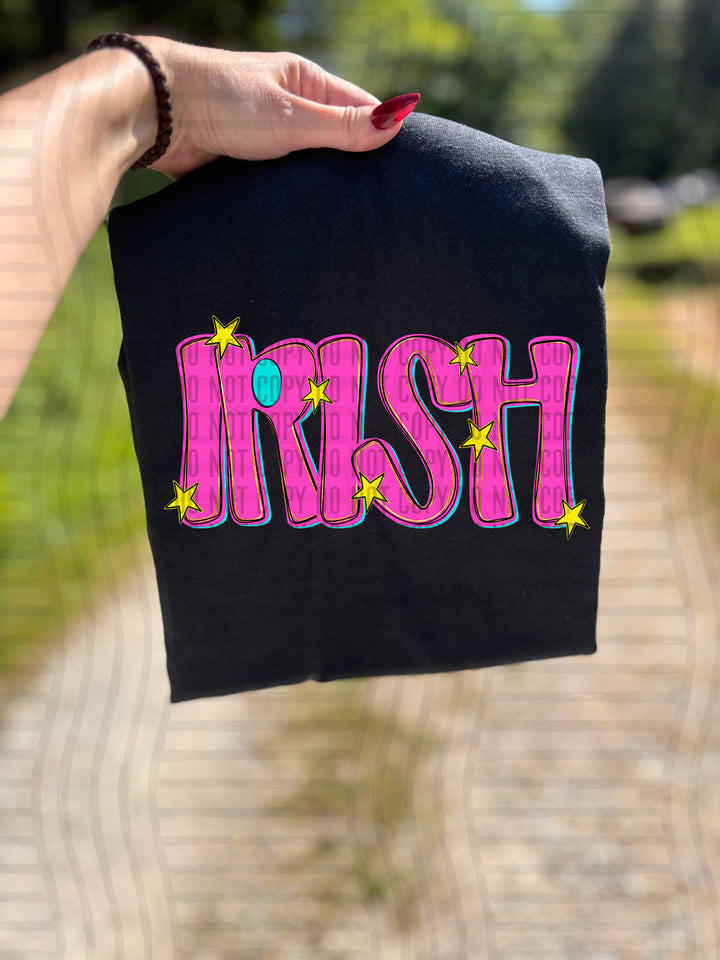 Pink Glow DTF Print