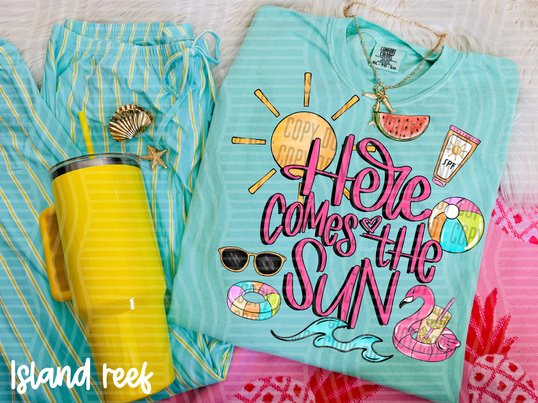 Here Comes The Sun DTF Print