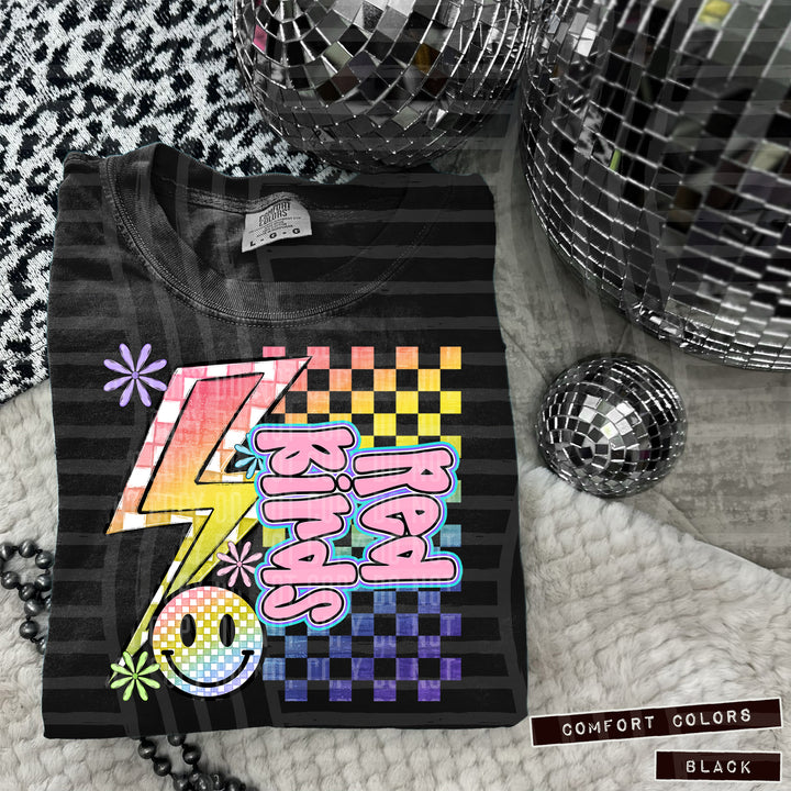 Smiley Side Bolt DTF Print