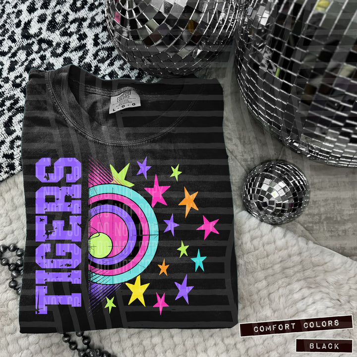 Rainbow Retro DTF Print