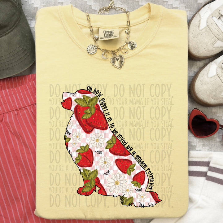 How Sweet Dog DTF Print