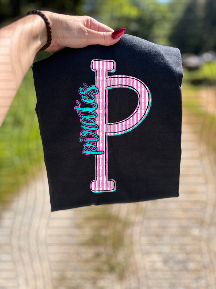 Mixy Pink Seersucker DTF Print