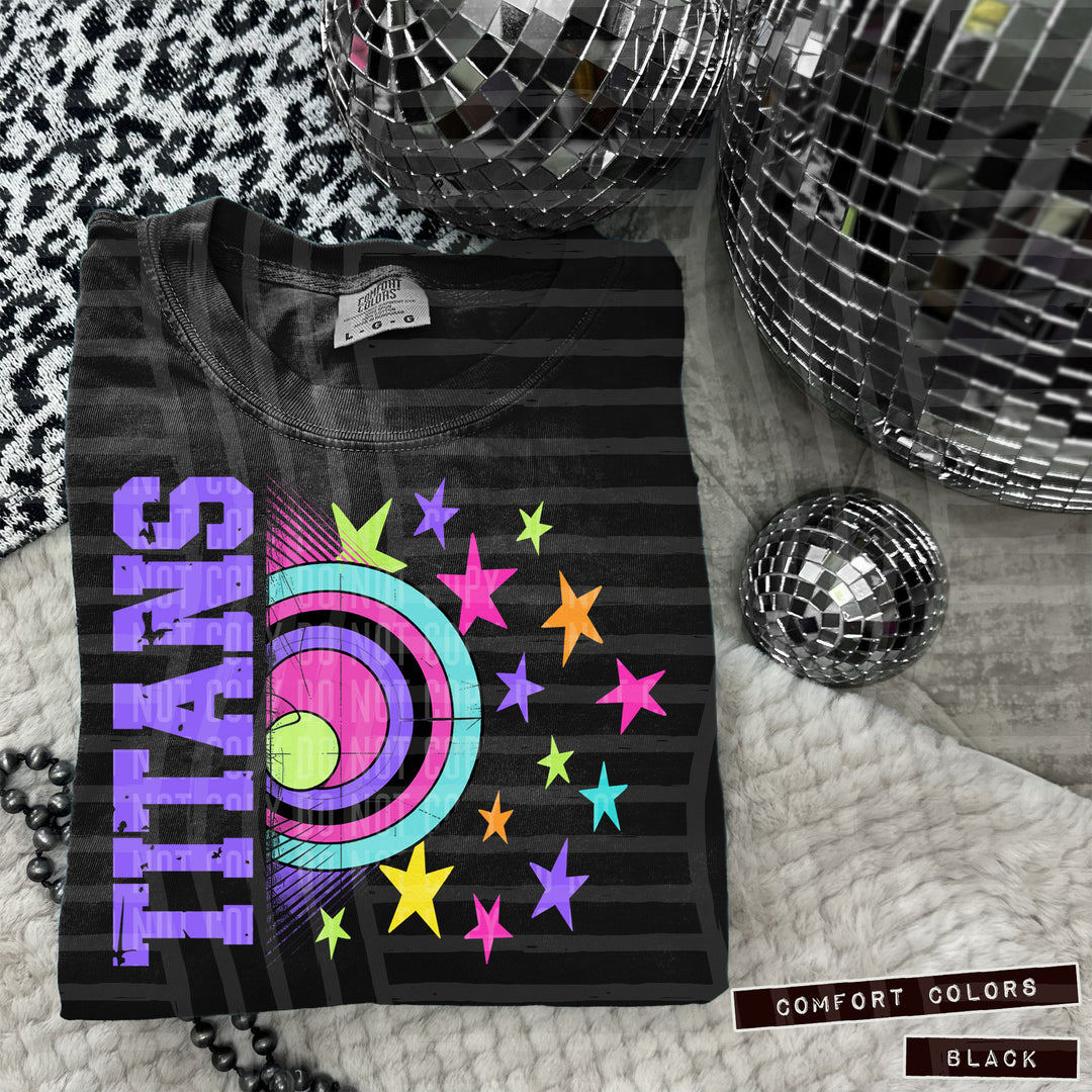 Rainbow Retro DTF Print