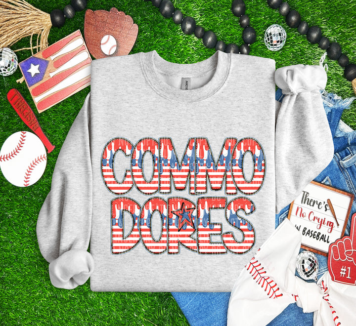 RWB Drip Mascots DTF Print
