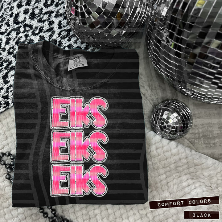 Pink Triple Stacked DTF Print