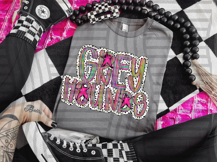 Brushstroke Dots DTF Print